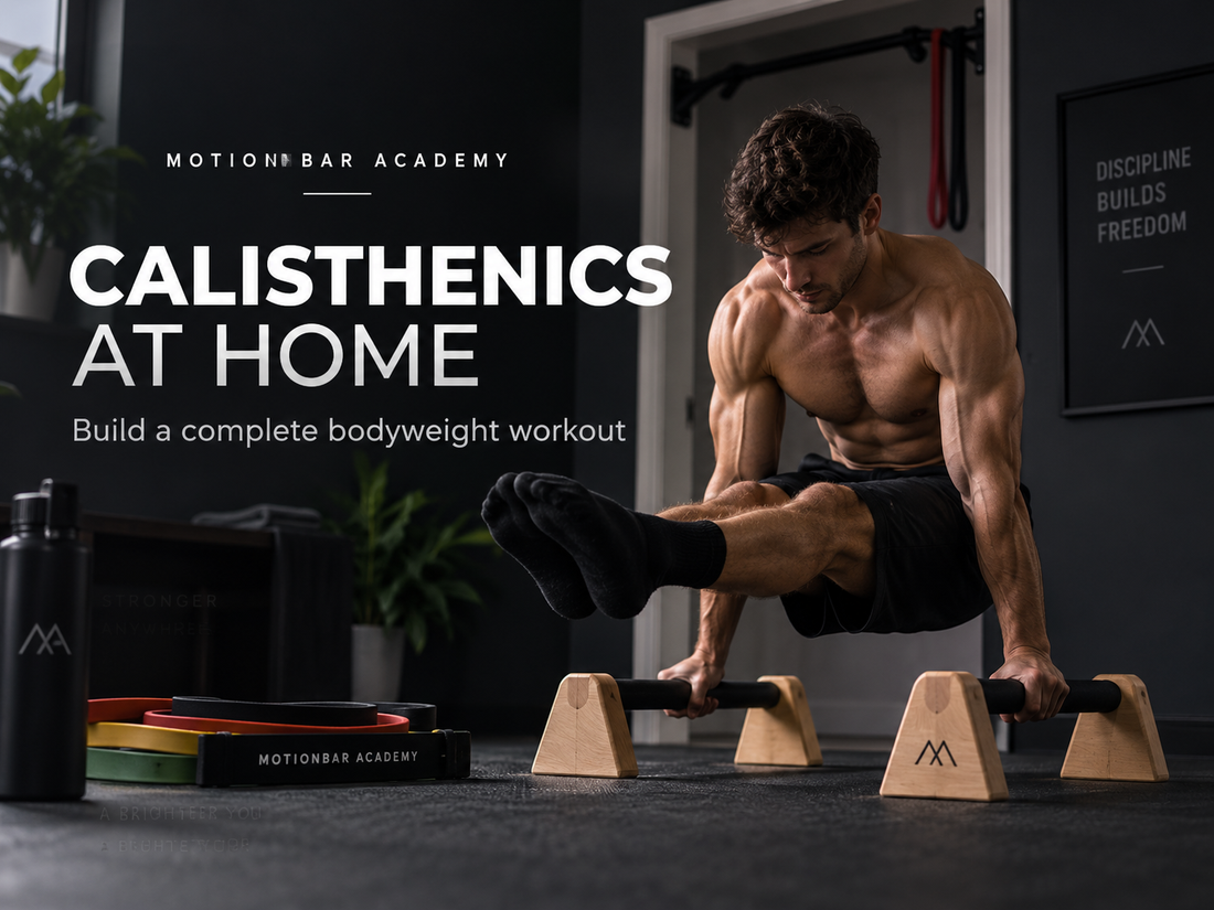 Calisthenics at home bodyweight workout - MotionBar Academy