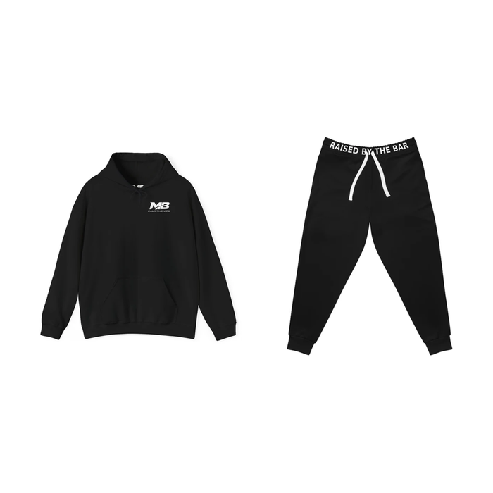 MotionBar Athletic Hoodie + Jogger Set – Black