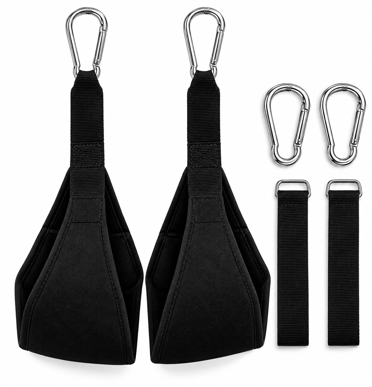 MotionBar Hanging Ab Straps complete set on white background